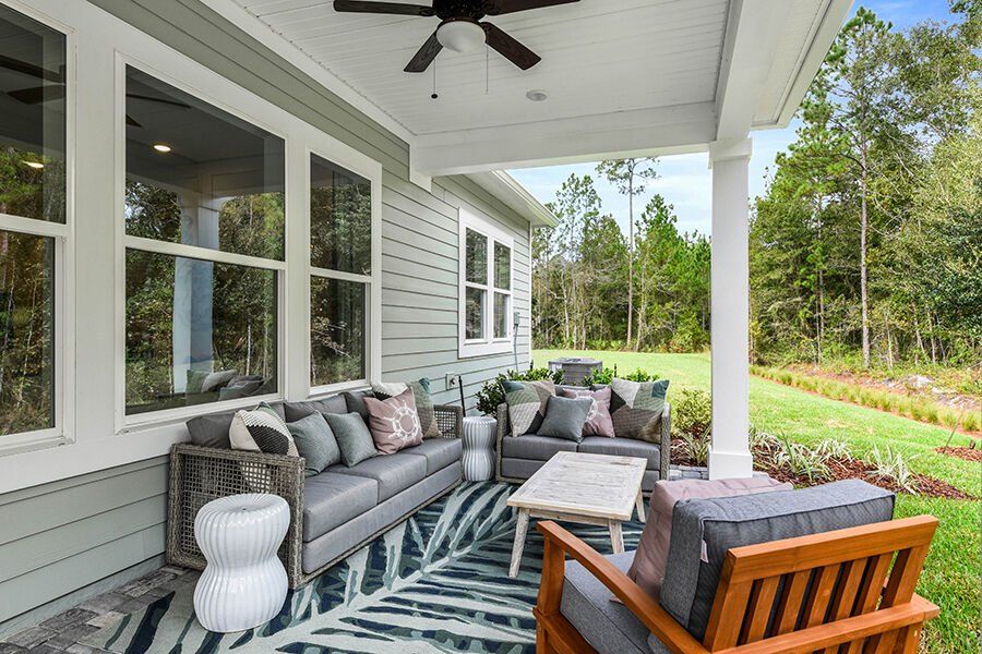 Representative exterior details of a home built from the Harbor by Mattamy Homes in RiverTown, St. Johns (Image 29).