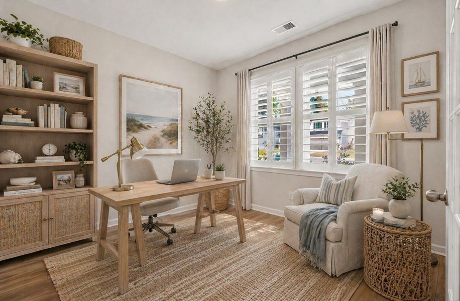 Furnished interior view inside a new home in Lindera Preserve at Cane Bay Plantation, Summerville (Image 10).