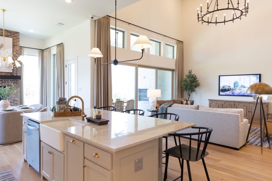 Representative furnished interior of a home built from the 5071 by Tradition Homes in Lakewood at Brookhollow – 60′ Lots, Prosper (Image 22).