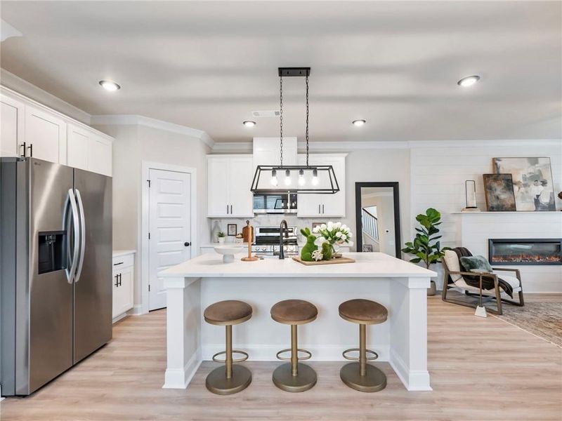 Furnished interior view inside a new home in Apalachee Overlook, Winder (Image 7).