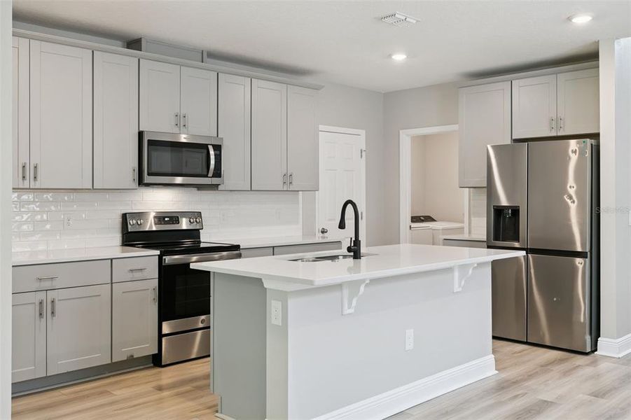 Furnished interior view inside a new home in , Daytona Beach (Image 18).