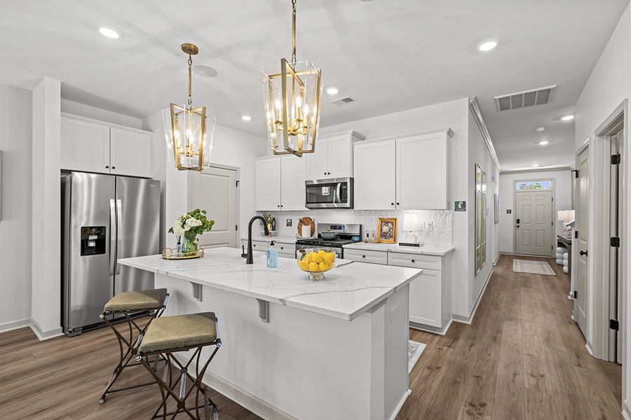 Representative furnished interior of a home built from the Julie II by Great Southern Homes in Peachtree Hills, Lexington (Image 48).