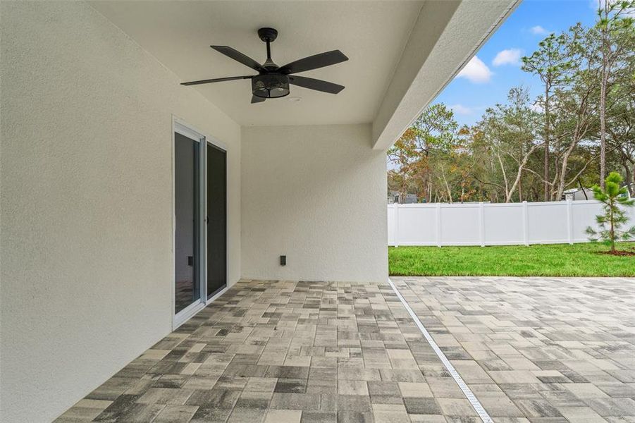 Exterior details and patio area of a home in , Brooksville (Image 27). Exterior details and patio area of a home in , Brooksville (Image 27).