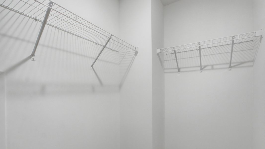 Spacious closet area for convenient storage options