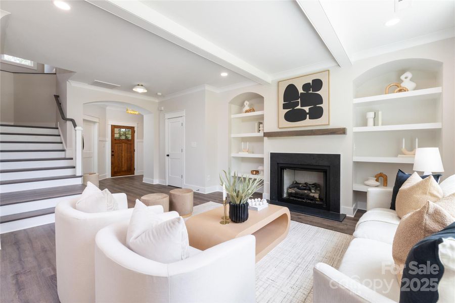 Furnished interior view inside a new home in , Charlotte (Image 3). Furnished interior view inside a new home in , Charlotte (Image 3).