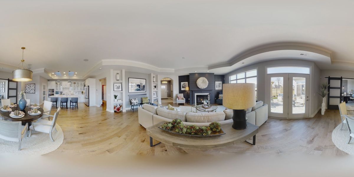 Representative furnished interior of a home built from the Promenade by Epcon Communities in The Courtyards at Bailey Farms, Dacula (Image 60).