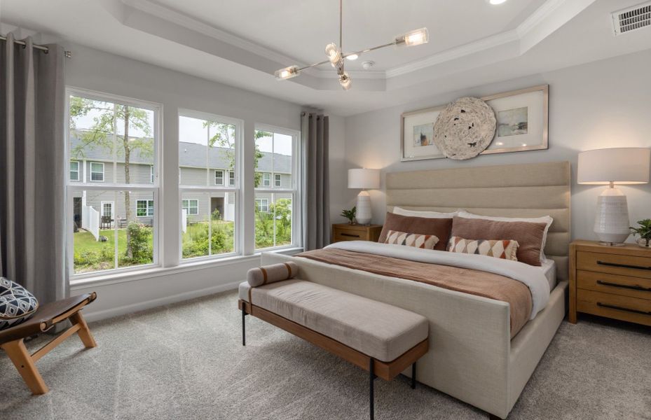 Furnished interior view inside a new home in Poets Walk, Whitsett (Image 17).