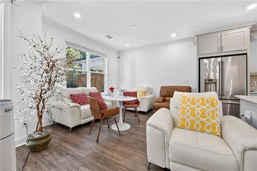 Furnished interior view inside a new home in , Suwanee (Image 10).
