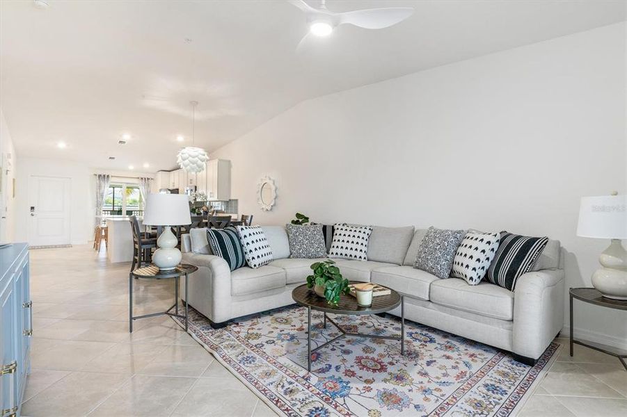 Furnished interior view inside a new home in , Venice (Image 13).