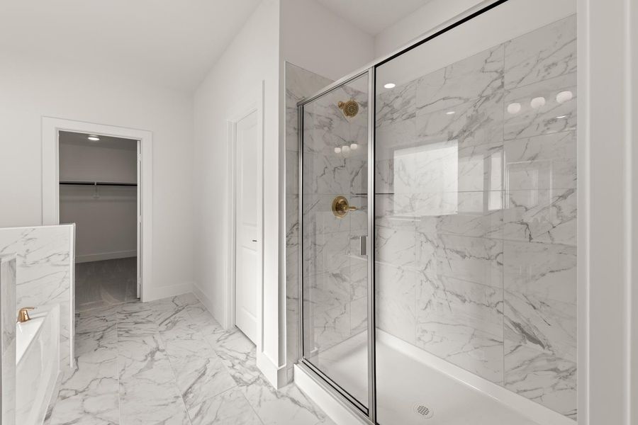 Furnished interior view inside a new home in Discovery Collection at Painted Tree Village, McKinney (Image 9). Furnished interior view inside a new home in Discovery Collection at Painted Tree Village, McKinney (Image 9).