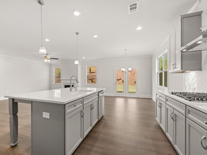 Furnished interior view inside a new home in Haven Abbey, Cumming (Image 9).