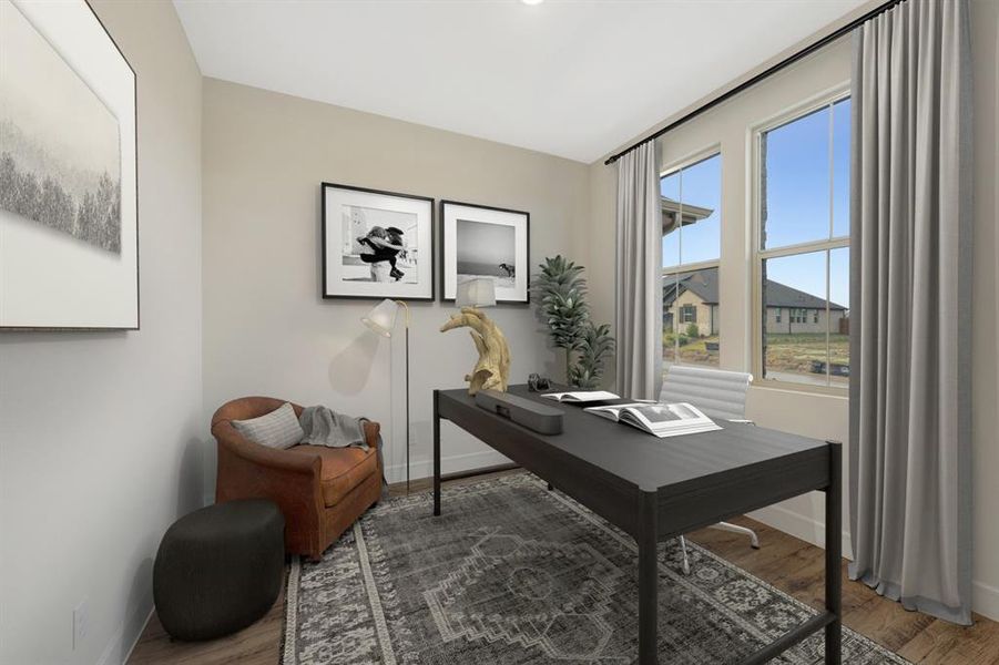 Furnished interior view inside a new home in Elevon, Lavon (Image 15).