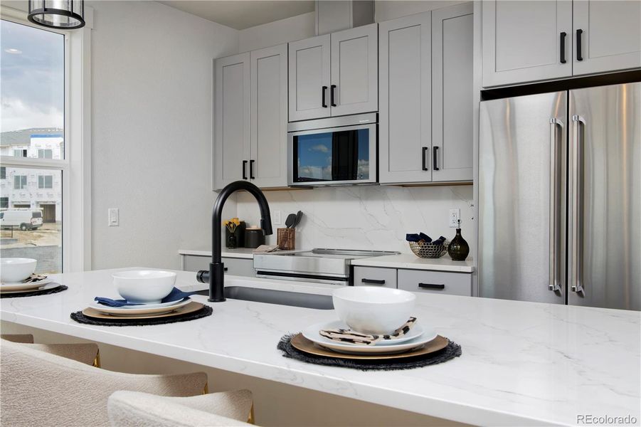 Close-up of interior finishes inside a home in , Lone Tree (Image 15).