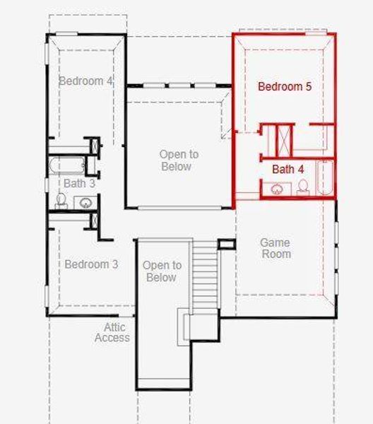 2nd Floorplan - Representative Photo