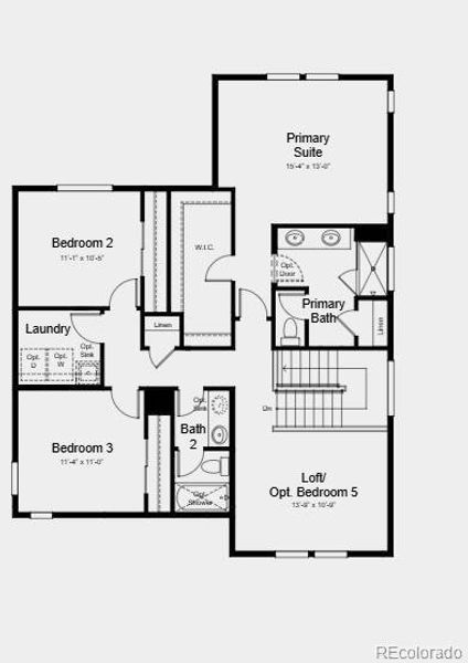 dditional Highlights Include: Downstairs bedroom in place of flex, full bathroom in place of powder room, sliding glass door at great room, covered patio, and second sink at upstairs secondary bath.