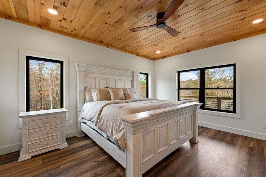 Furnished interior view inside a new home in , Mineral Bluff (Image 42).