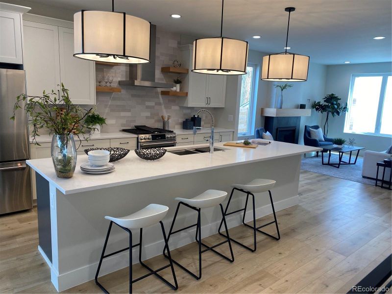 Furnished interior view inside a new home in , Englewood (Image 30).