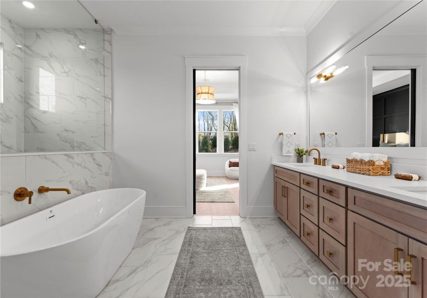 Furnished interior view inside a new home in , Wesley Chapel (Image 6).