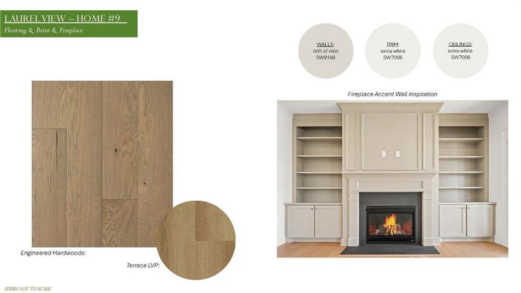 Sample of building materials used in homes in Laurel View, Suwanee (Image 27).