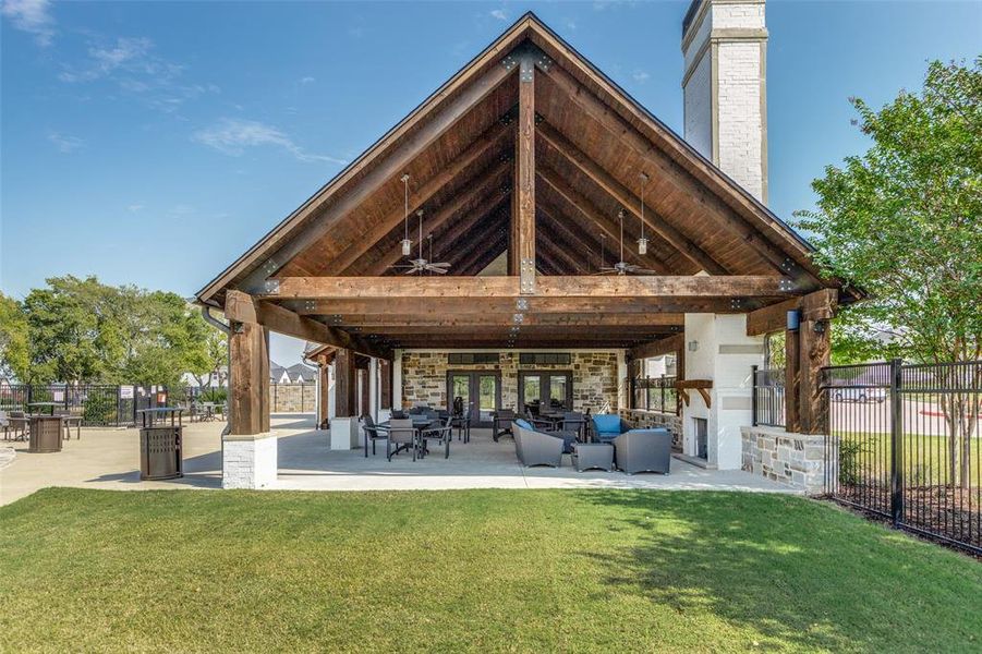 Community Club house patio