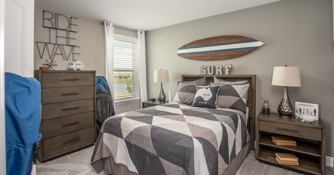 Representative furnished interior of a home built from the Lexington by Maronda Homes in Lake County Communities, Mount Plymouth (Image 62).