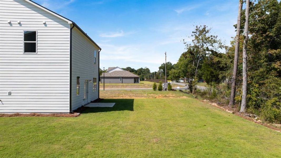 Exterior details and patio area of a home in Northberry, Rome (Image 24). Exterior details and patio area of a home in Northberry, Rome (Image 24).