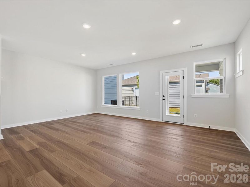 Spacious, unfurnished interior of a new home in North Creek Village - Townhomes, Huntersville (Image 15). Spacious, unfurnished interior of a new home in North Creek Village - Townhomes, Huntersville (Image 15).