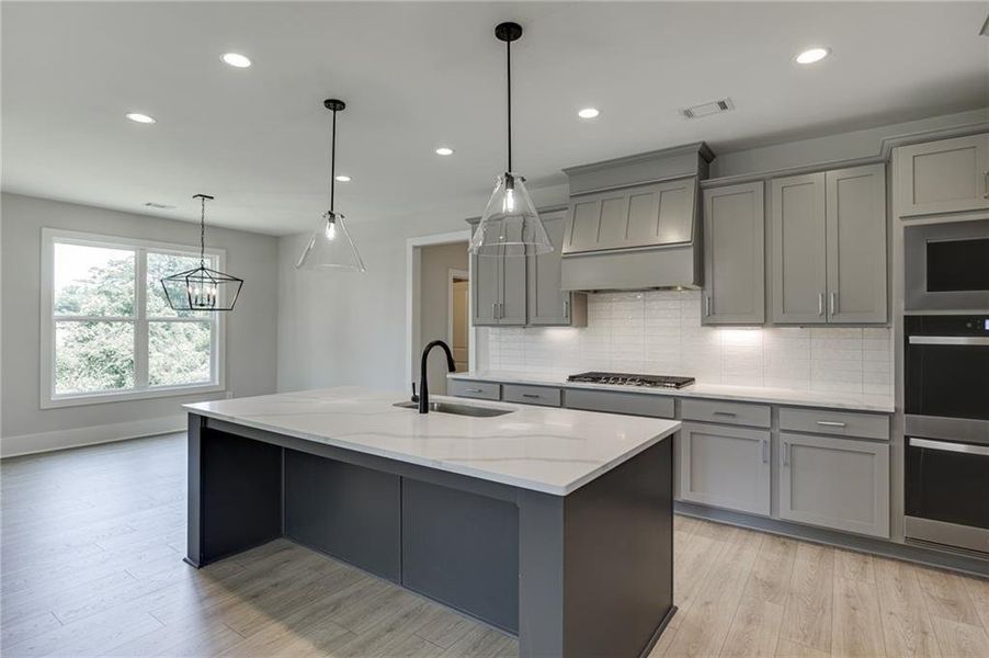 Furnished interior view inside a new home in , Buford (Image 11).