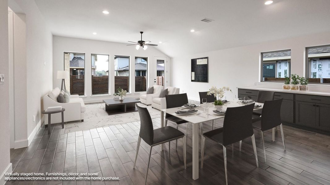 Furnished interior view inside a new home in Juniper Springs, Lockhart (Image 6).