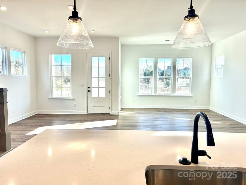 Light and bright family room. Light and bright family room.