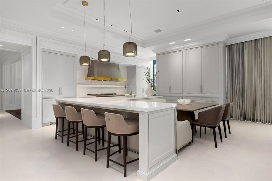 Furnished interior view inside a new home in , Sunny Isles Beach (Image 15).