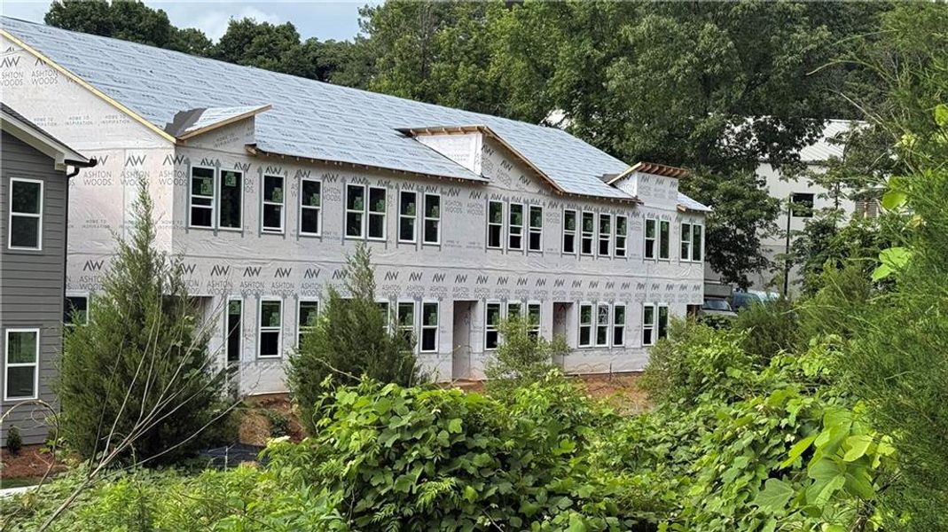 Front exterior of a new home in Park Vue, Atlanta, GA, highlighting curb appeal (Image 19).