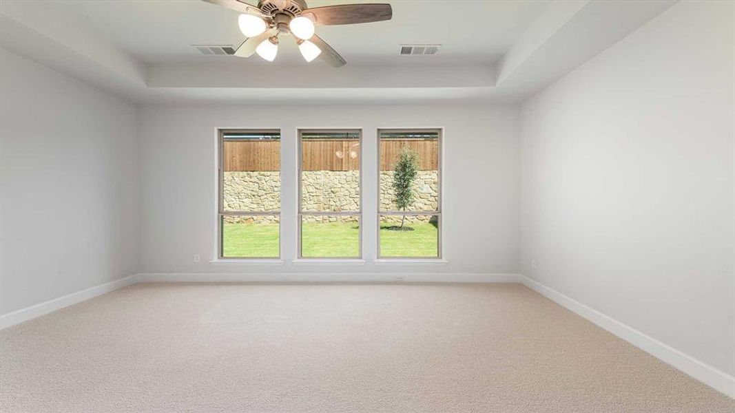 Spacious, unfurnished interior of a new home in The Heights At Uptown Celina 50', Celina (Image 18). Spacious, unfurnished interior of a new home in The Heights At Uptown Celina 50', Celina (Image 18).