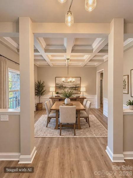 2913 Waterford Lane in Crystal Village. Built by Adams Homes - Affordable NC Home 2100 Square Feet - Foyer