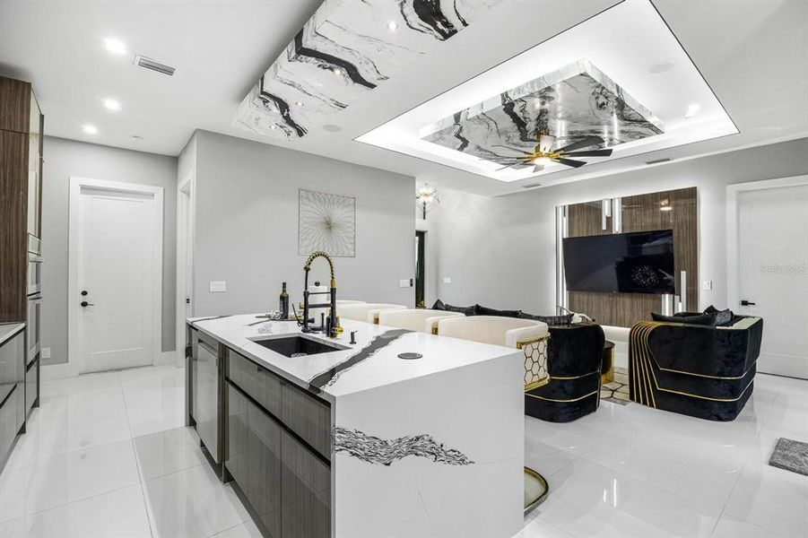 Furnished interior view inside a new home in , Cape Coral (Image 40).