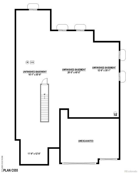 2D floor plan layout of this home in Hilltop 55+ at Inspiration 62s, Aurora, CO (Image 5).
