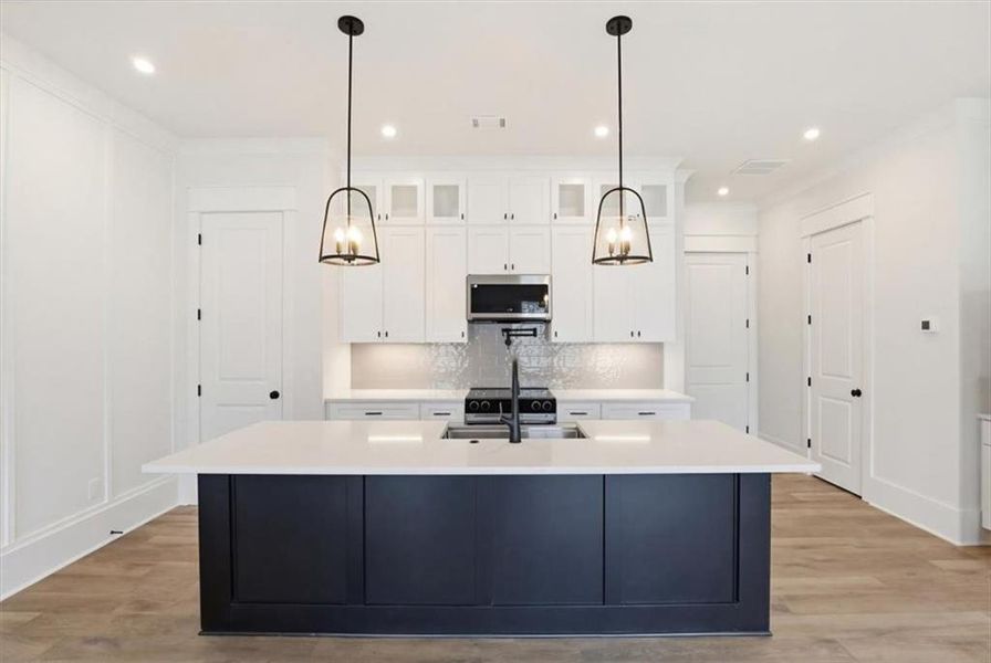 Furnished interior view inside a new home in , Braselton (Image 15).