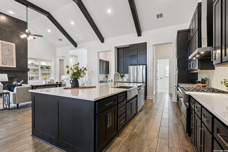 Furnished interior view inside a new home in Waldsanger, New Braunfels (Image 30).