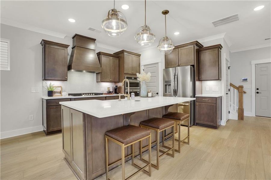 Furnished interior view inside a new home in , Cartersville (Image 56).