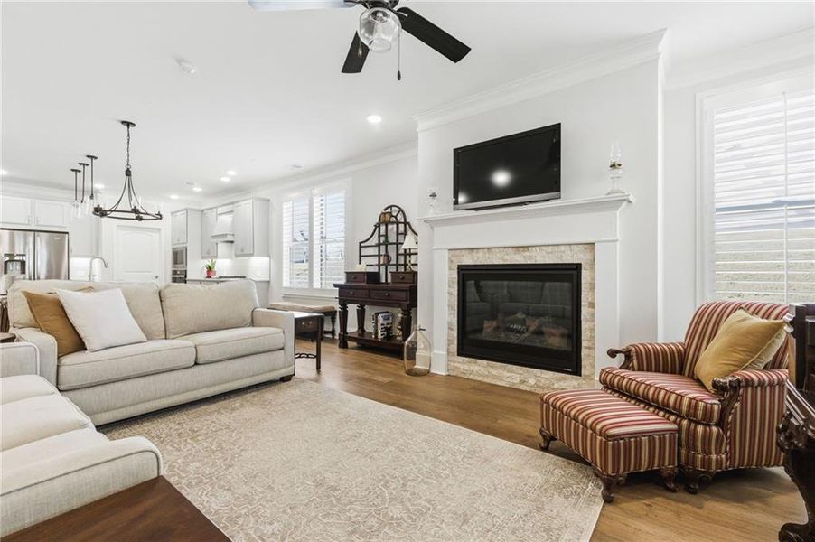 Furnished interior view inside a new home in , Canton (Image 31). Furnished interior view inside a new home in , Canton (Image 31).