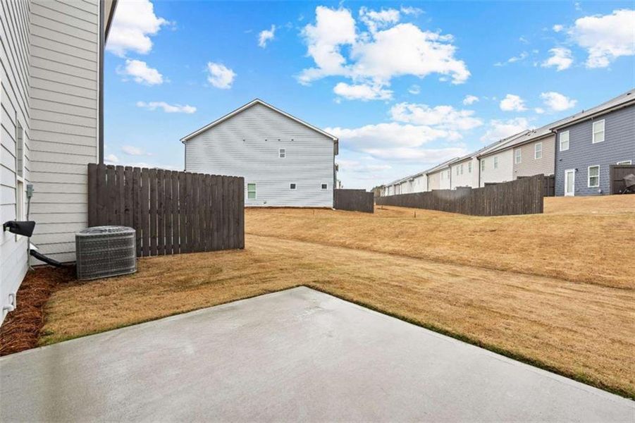Exterior details and patio area of a home in , Villa Rica (Image 3).