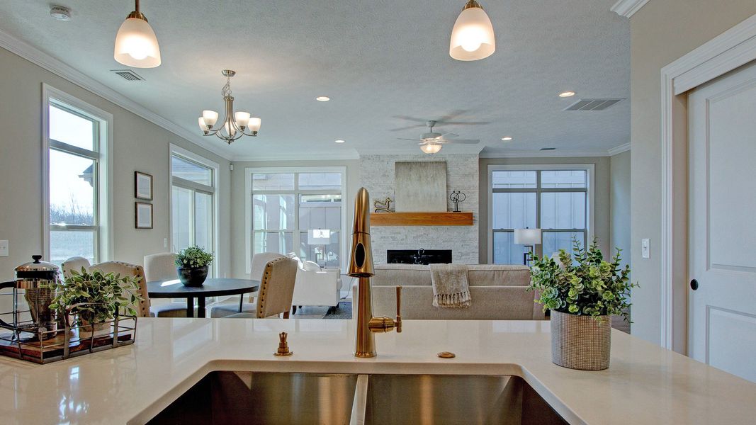 Representative furnished interior of a home built from the Capri by Epcon Communities in The Fairways at Eden, Eden (Image 19). Representative furnished interior of a home built from the Capri by Epcon Communities in The Fairways at Eden, Eden (Image 19).