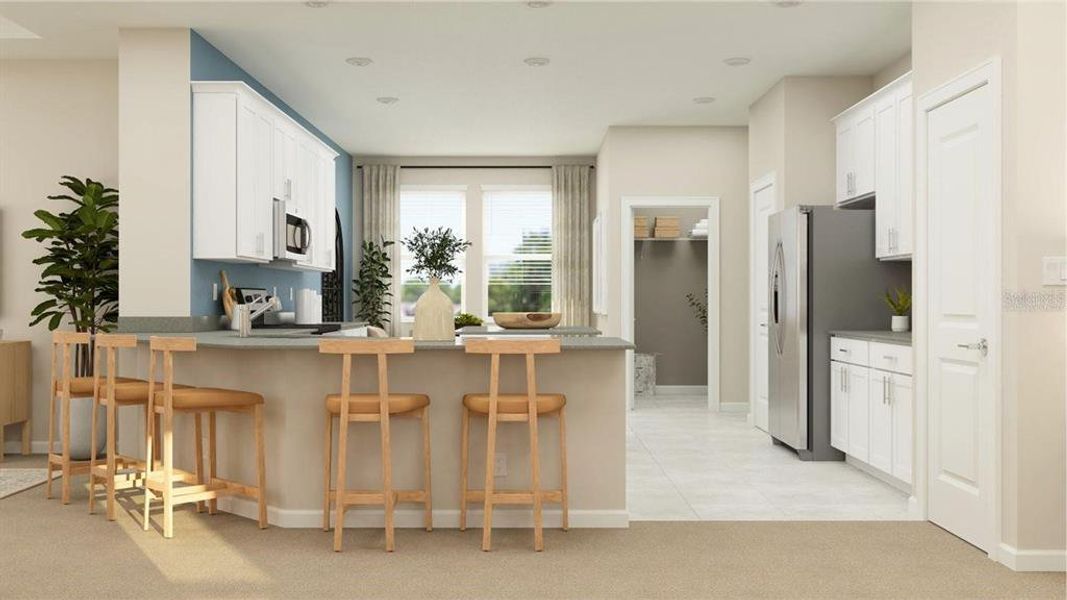 Furnished interior view inside a new home in Bronson's Ridge, Apopka (Image 2).
