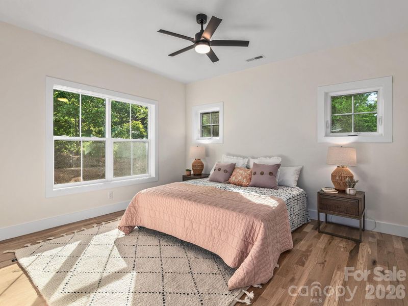 Furnished interior view inside a new home in , Weaverville (Image 5).
