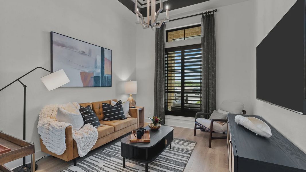 Representative furnished interior of a home built from the Savara by Chesmar Homes in Feathergrass, Florence (Image 17).