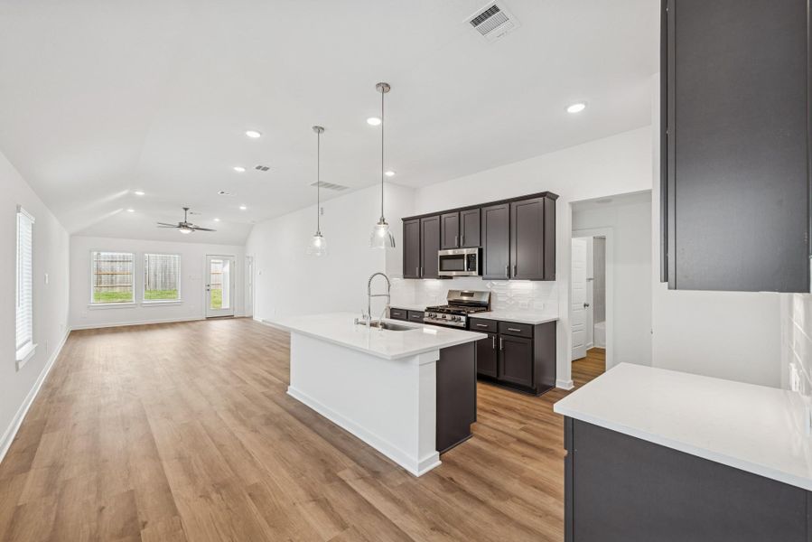 Furnished interior view inside a new home in Moran Ranch, Willis (Image 11).