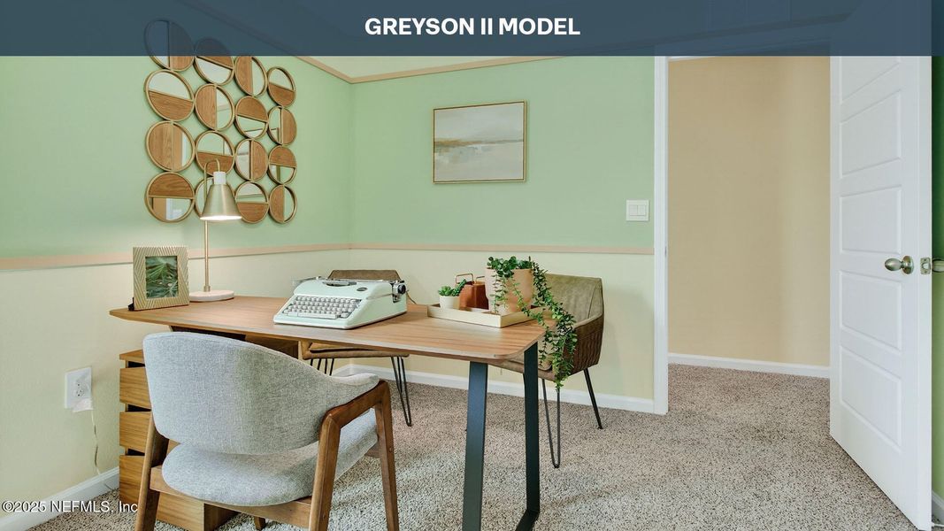 Furnished interior view inside a new home in Trout River, Jacksonville (Image 14).