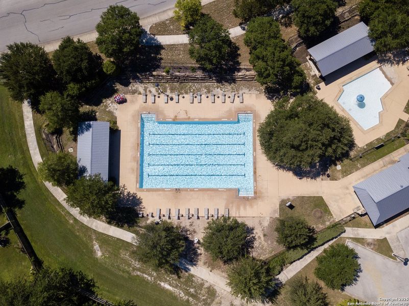Front exterior of a new home in Weston Oaks 55', San Antonio, TX, highlighting curb appeal (Image 27). Front exterior of a new home in Weston Oaks 55', San Antonio, TX, highlighting curb appeal (Image 27).