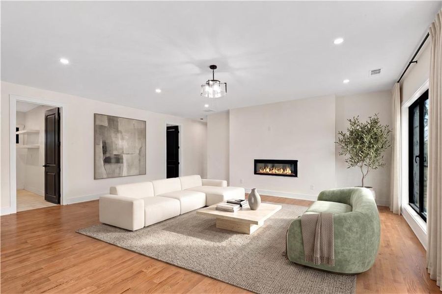 Furnished interior view inside a new home in , Marietta (Image 42). Furnished interior view inside a new home in , Marietta (Image 42).