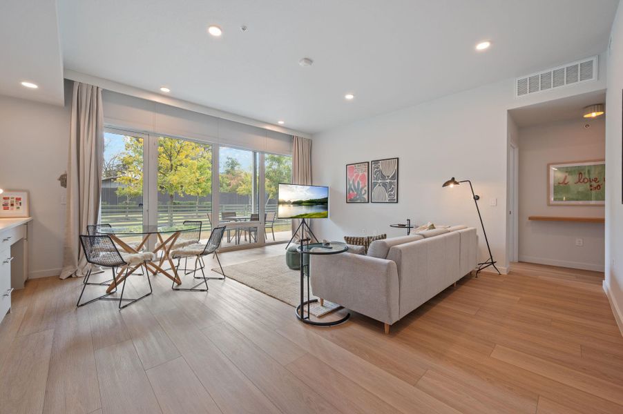 Furnished interior view inside a new home in , Austin (Image 12). Furnished interior view inside a new home in , Austin (Image 12).